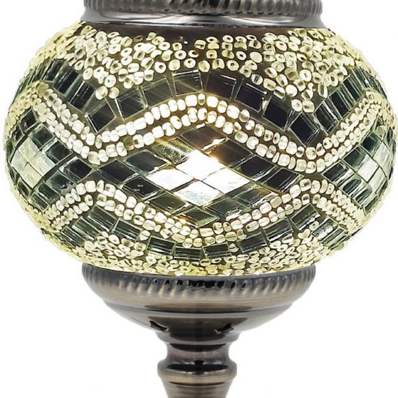 Home Made Mosiac Table Lamps (2) - HMMGL2 - Picture 7 of 7